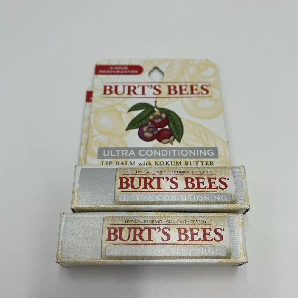 2 x 4.25g Burts Bees Lip Balm Ultra Conditioning